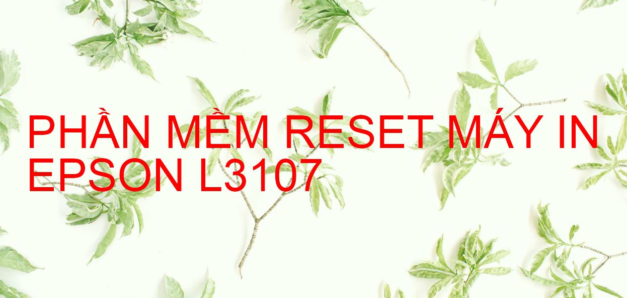 Phần mềm reset máy in Epson L3107