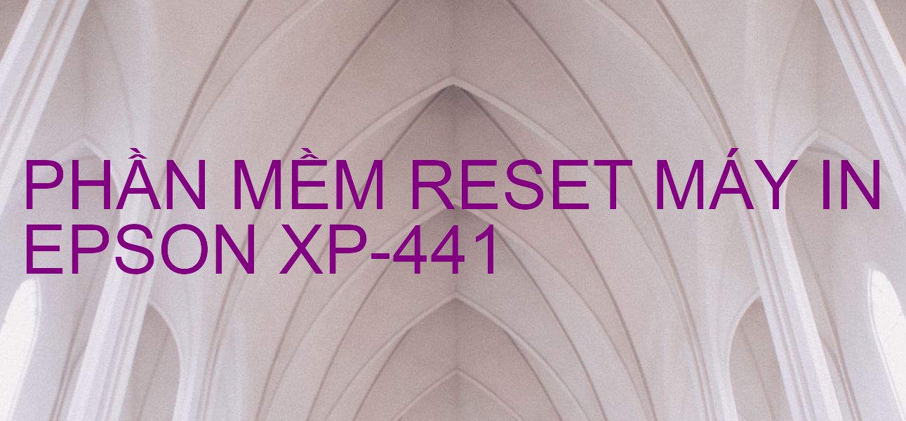Phần mềm reset máy in Epson XP-441
